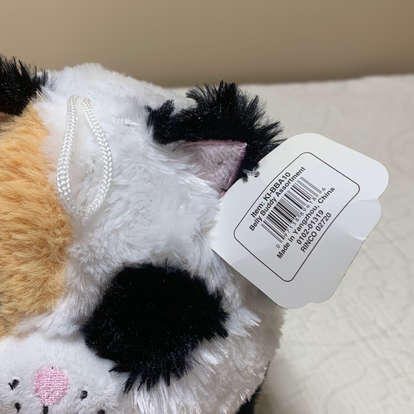 8” Belly Buddies Calico Cat Plush - Picture 5 of 10